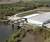 TMW's barge terminal and 'steel supercenter' on the Kaskaskia River